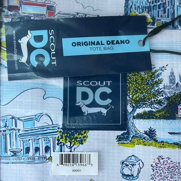 SCOUT Original Deano 20007 Tote Bag Washington DC NWT Size 19” W x 15” H x 10” D - Picture 3 of 9